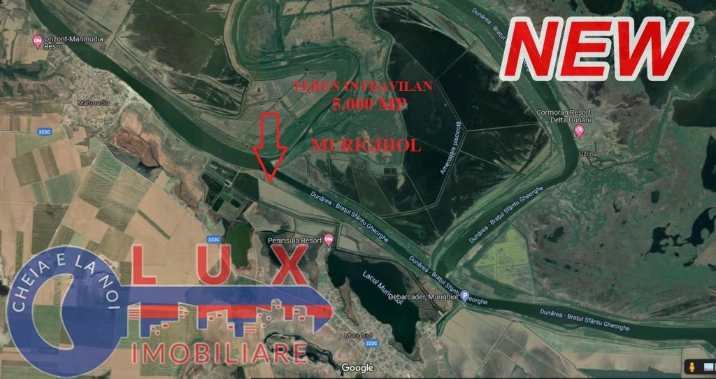 ID 7329 Teren INTRAVILAN Dunare * Murighiol