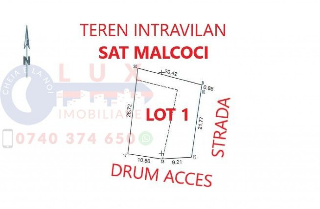 ID 7463 Loturi teren * Sat Malcoci