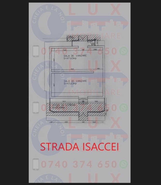 ID 6041 Spatiu comercial - Strada Isaccei