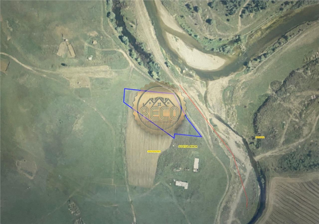 RECO Teren intravilan Santandrei, langa drumul de leg?tur? c