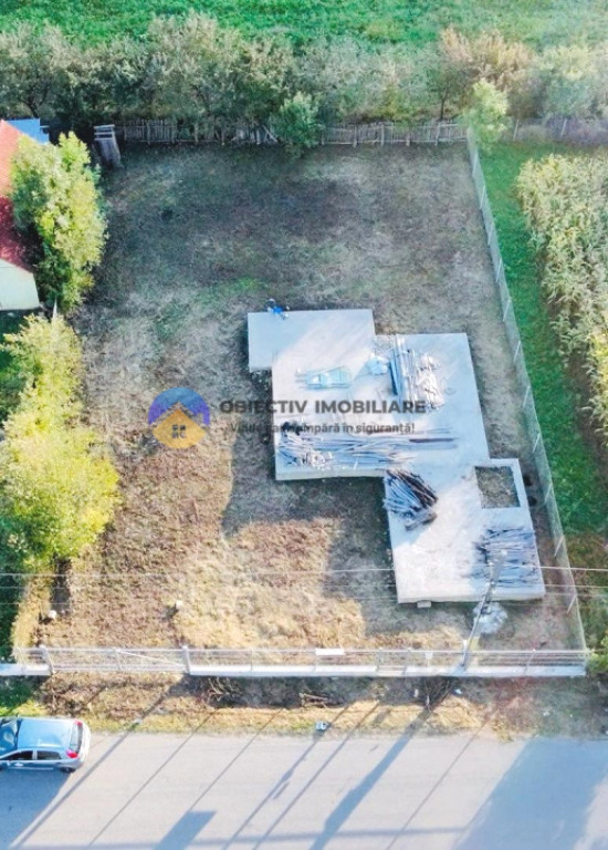 TEREN cu temelie ciment PANGARATI - STEJARU