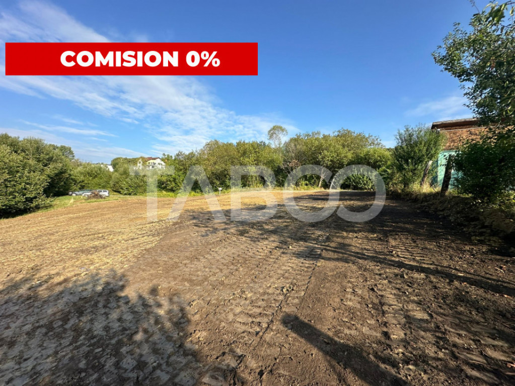 Teren intravilan 2039 mp de vanzare cu PUZ in Cisnadioara Si