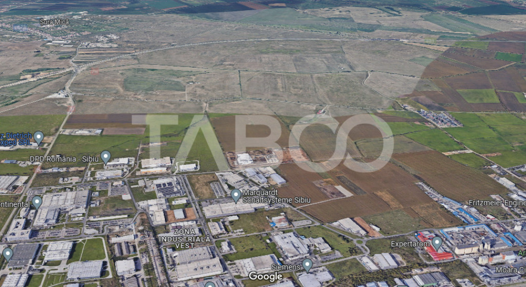 Teren intravilan de vanzare 10.000 mp in zona Industriala Ve