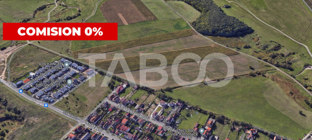 Teren extravilan 4200 mp in Sibiu zona Turnisor