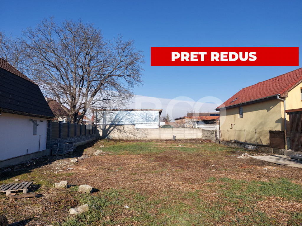 Teren intravilan de vanzare 714 mp in Sibiu cu front stradal