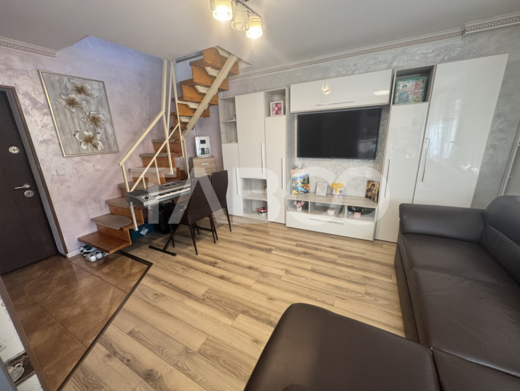 Apartament decomandat 2 camere 44 mpu plus pod 12 mp Sibiu B