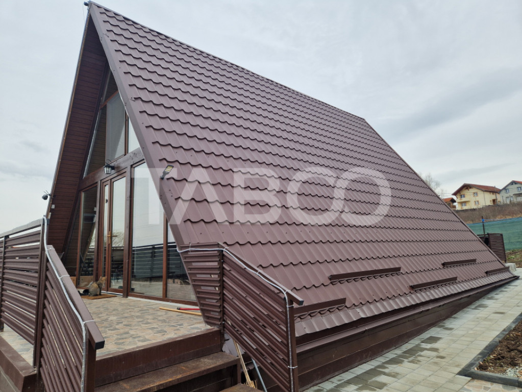 Casa tip A cu 125 mp utili si terasa 30 mp si teren 586 mp D