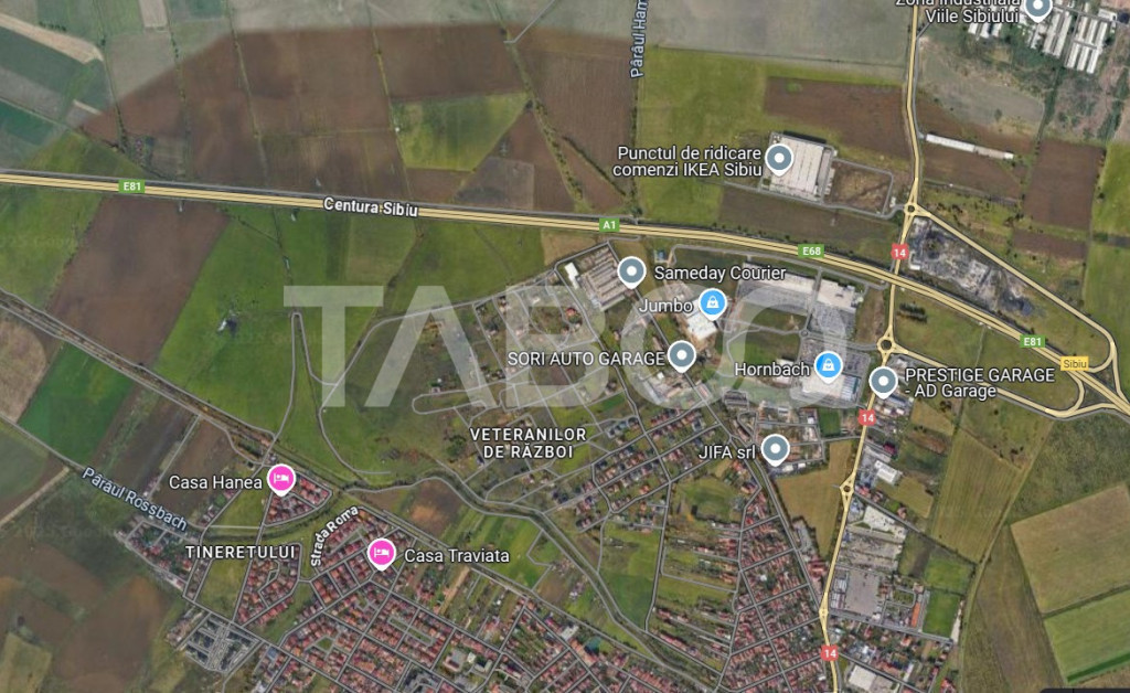 De vanzare teren intravilan 6500 mp pretabil pentru investit