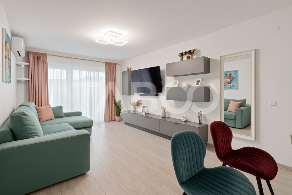 Apartament decomandat de vanzare 3 camere balcon Selimbar Ex