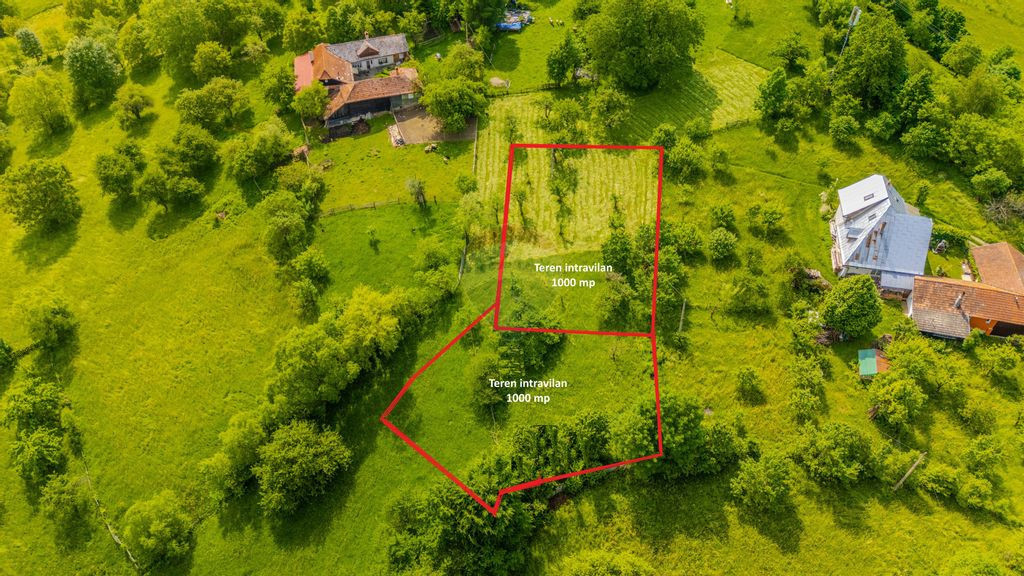 Teren intravilan, 1000 mp, Bran