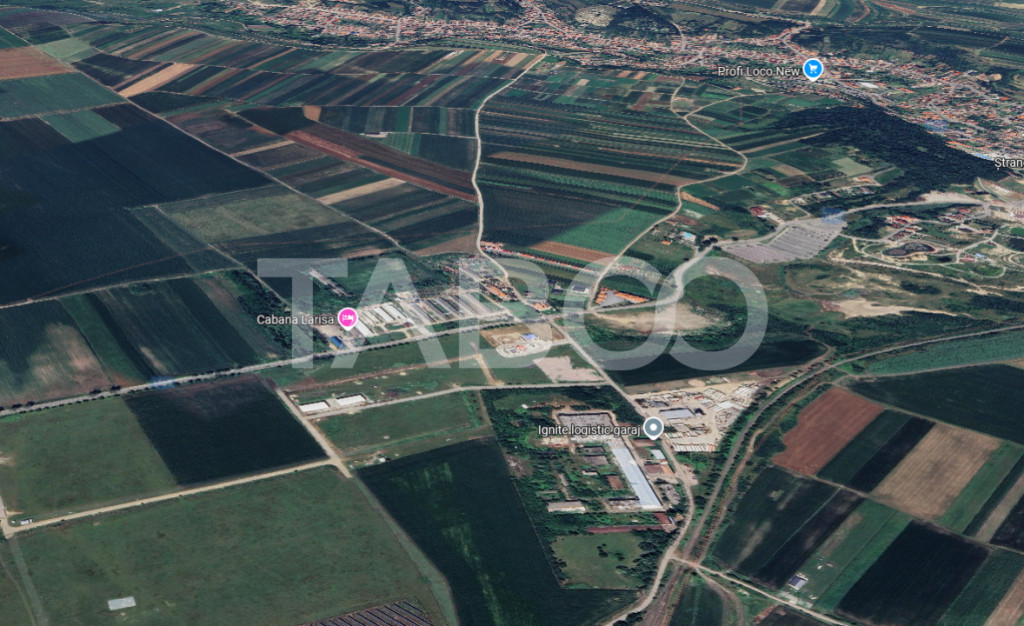 Teren de vanzare 1722 mp zona industriala constructie hala O