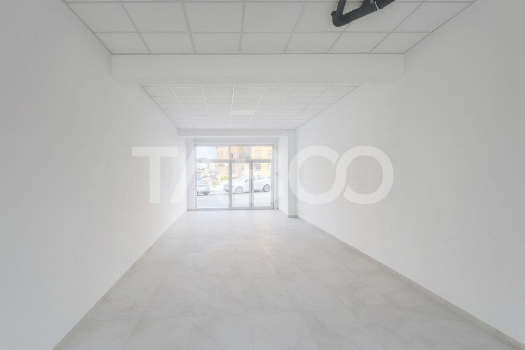 Spatiu comercial de inchiriat 65 mp vad excelent Selimbar Si