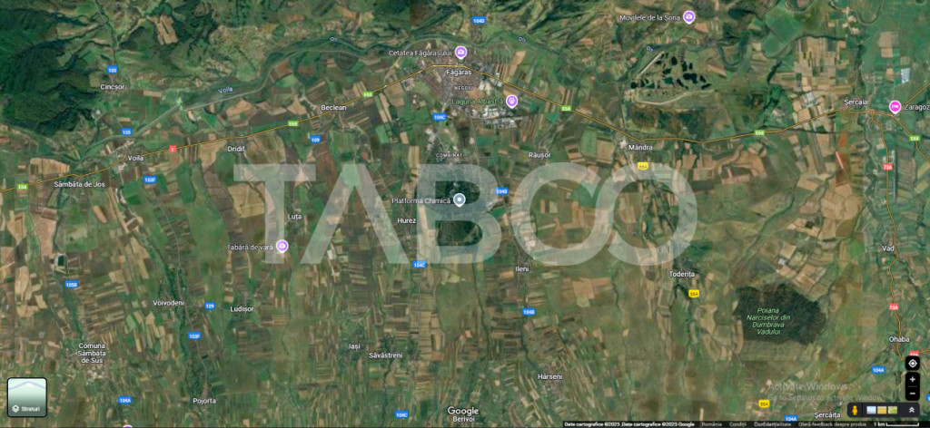 Platforma chimica Fagaras 48 hectare intravilan oportunitate