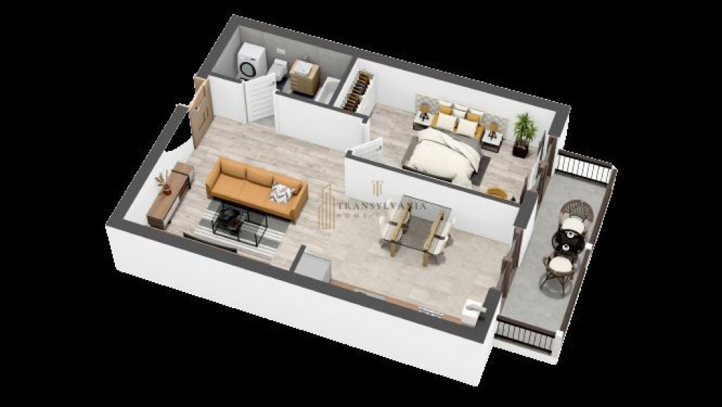 Apartament 2 camere, 54mp, Balcon, Zona Selimbar Comision 0