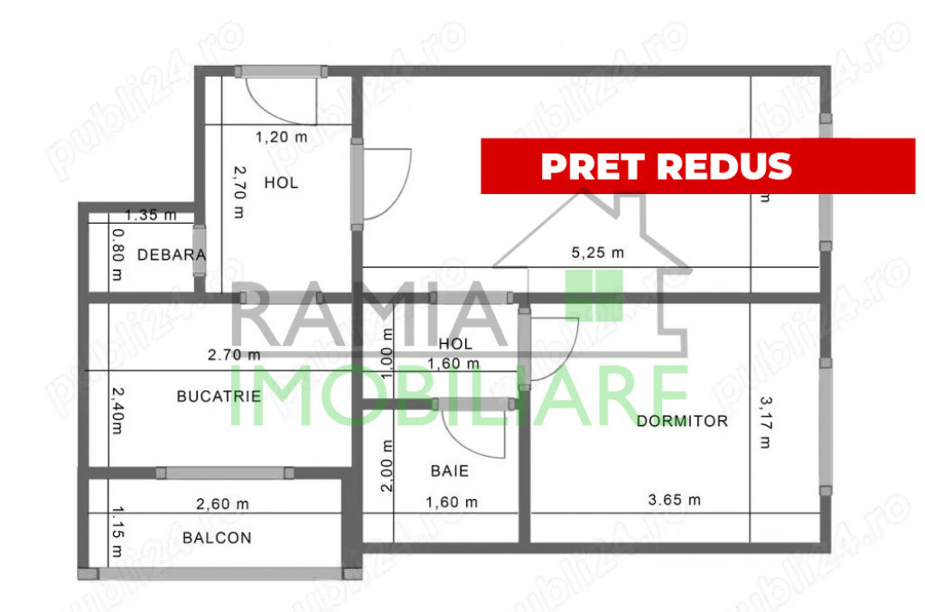 Apartament 2 camere, Decomandat, Etaj intermediar, Zona Astr