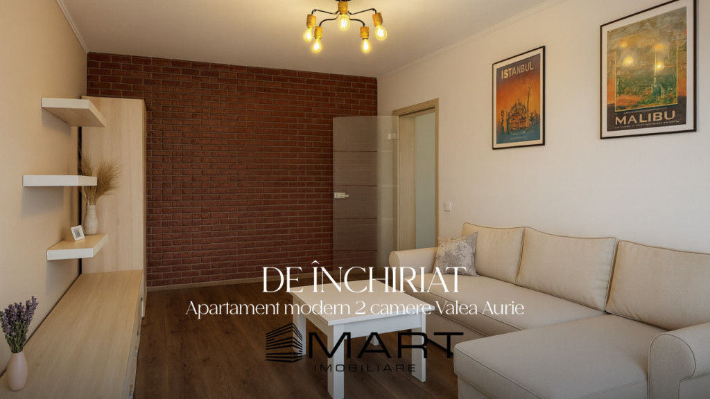 Apartament Modern 2 camere 60 Valea Aurie langa parc