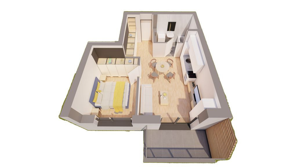 Apartament 2 camere NOUL BLOC R39 COMISION 0 ARED lânga AFI