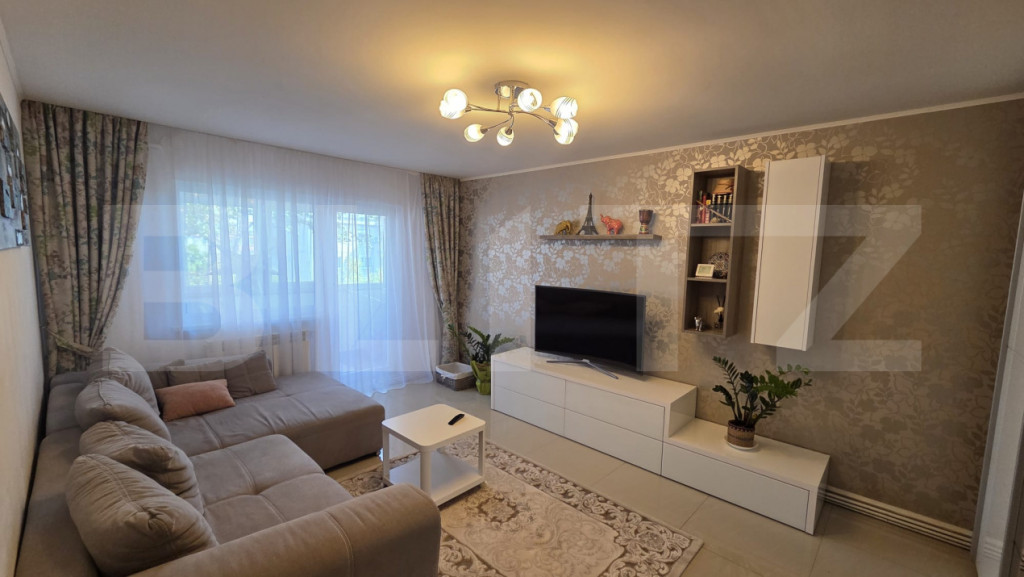 Apartament 3 camere, mobilat si utilat- Rovine, zona Piata G