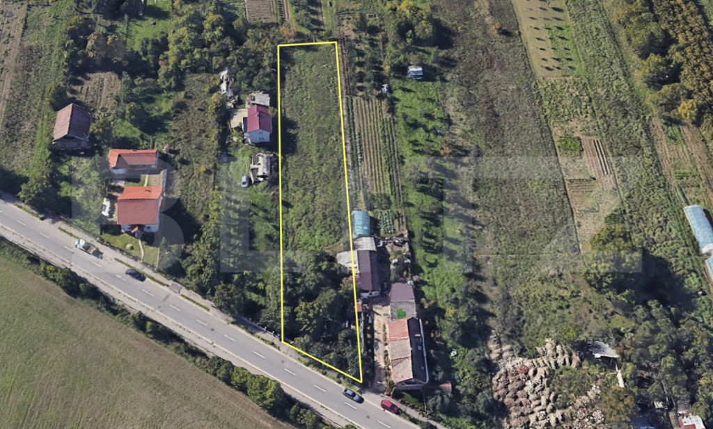 Teren de vanzare, 1500mp, front 18ml, zona 14 Mai