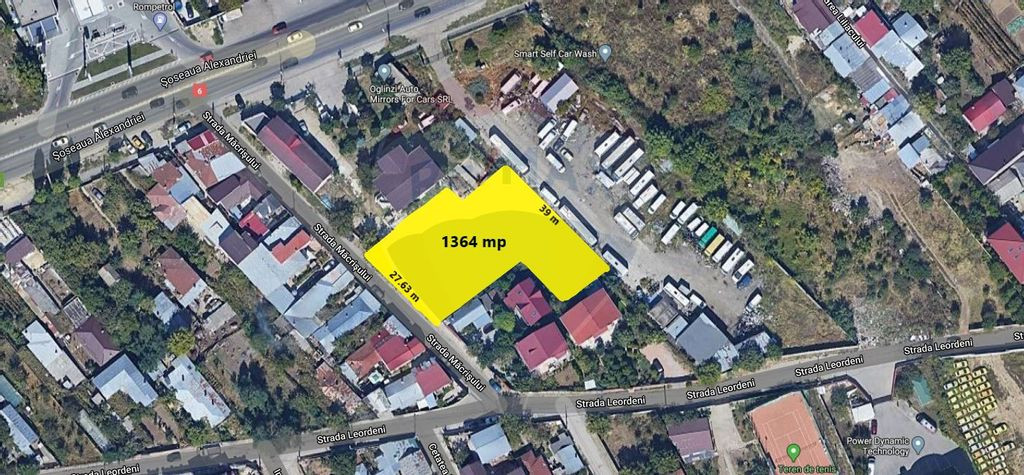Teren intravilan cu autorizație Bragadiru-Sos Alexandriei