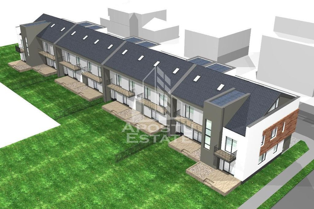 Casa și suprafața generoasă în complex de case înși...