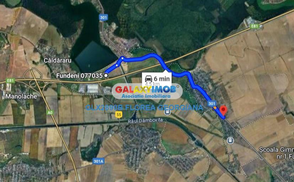 Teren 38.000 mp Tanganu Cernica