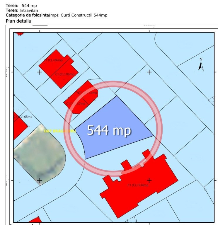 Teren intravilan, 5100mp, Bragadiru
