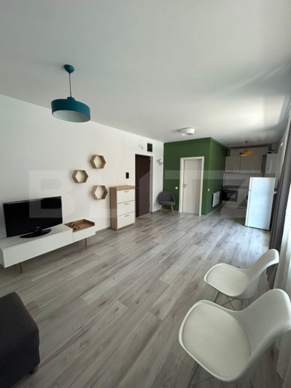 Apartament 1 Camera, 43 mp, Mobilat Modern, Piata Abator