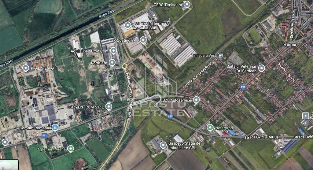 Teren 3031 Mp, zona industriala, acces facil la centura, ...