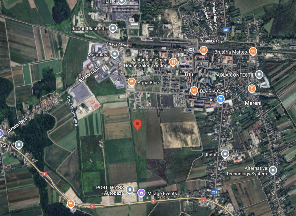 Oportunitate investitie: 19000 mp (10000 mp 9000 mp) in Ti