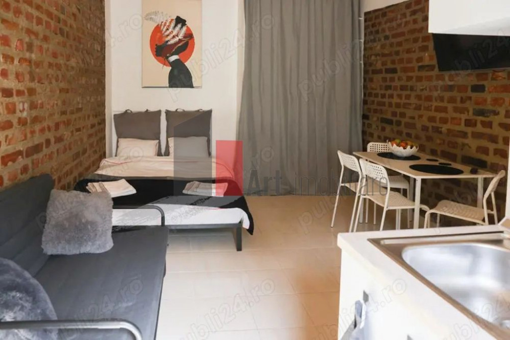 Garsoniera de inchiriat in zona Garii De Nord