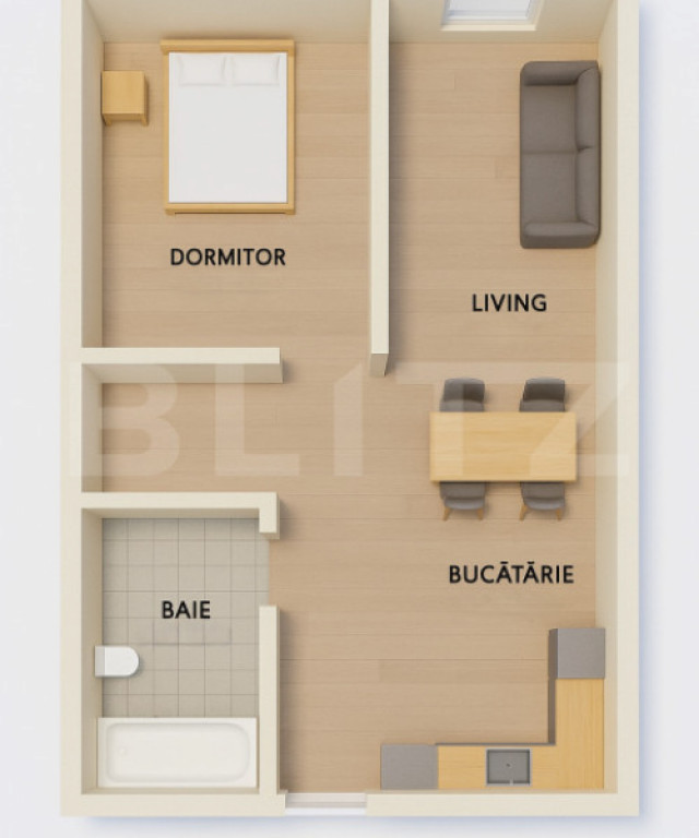 Apartament de vanzare, cu 2 camere, zona Lunca Cetatuii