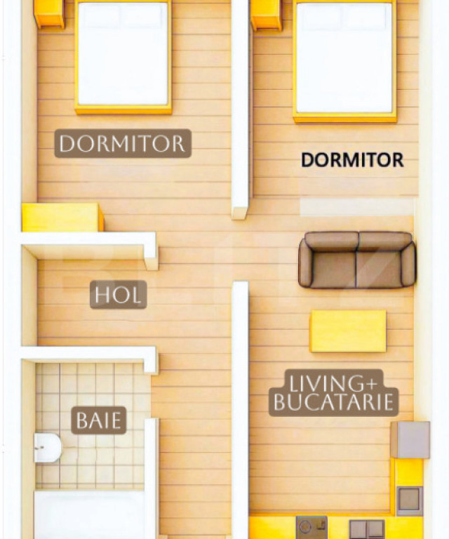 Apartament de vanzare, cu 3 camere, zona Lunca Cetatuii