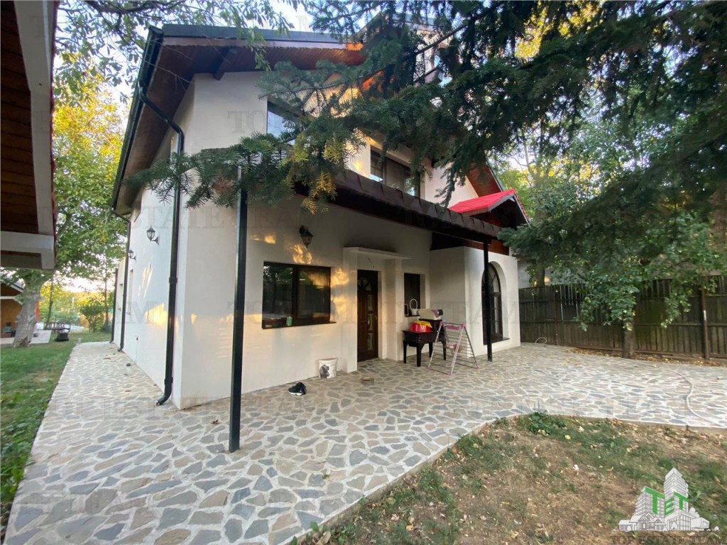 Casa moderna, utilata si mobilata, cu teren de 1000 mp in sa