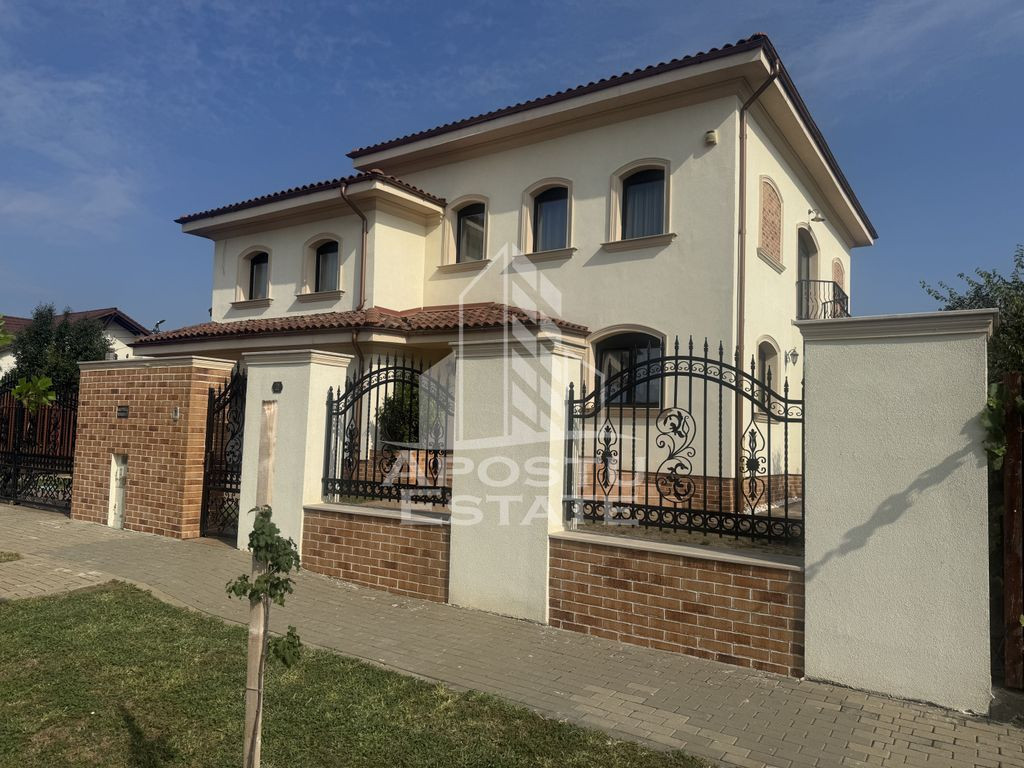 Casa individuala stil mediteranean,zona SERENA