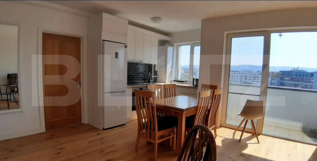 Apartament 3 camere, mobilat modern, 60 mp, zona Piata 1 Mai