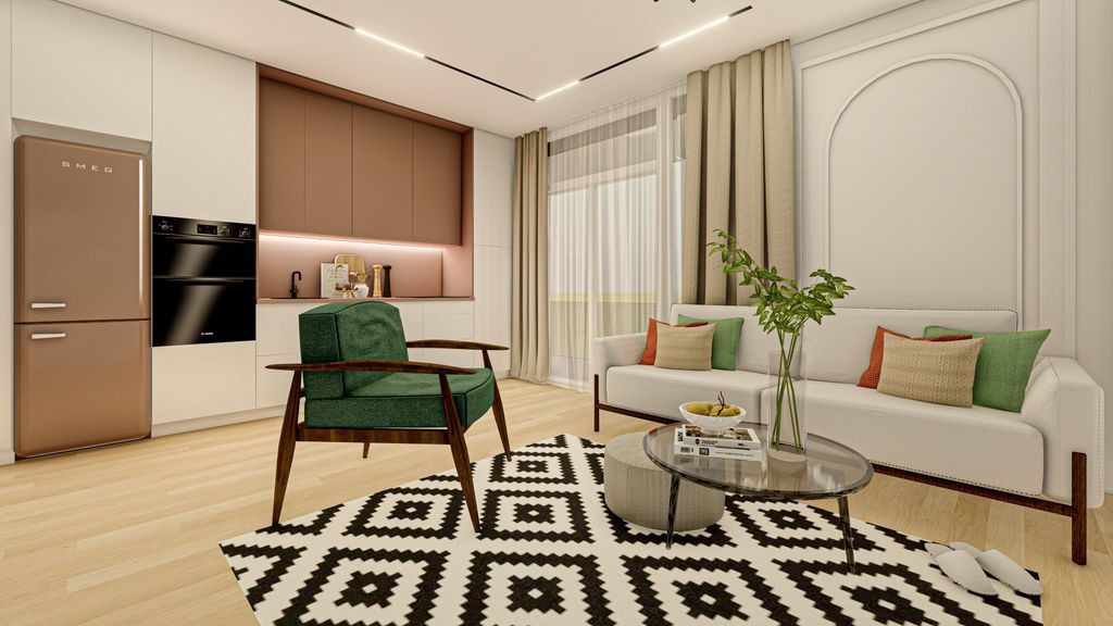 Penthouse 3 camere ARED - 104mp