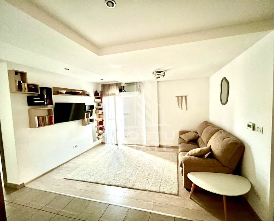 Apartament 3 camere cu curte proprie, complet mobilat, Giroc