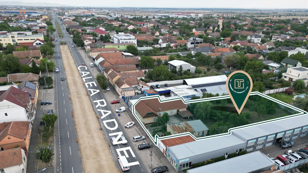 Teren pentru expunere comerciala de 2080 mp cu FS de 32 ml, Micalaca