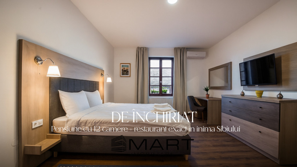 Pensiune 12 camere + restaurant, zona Centrul Istoric