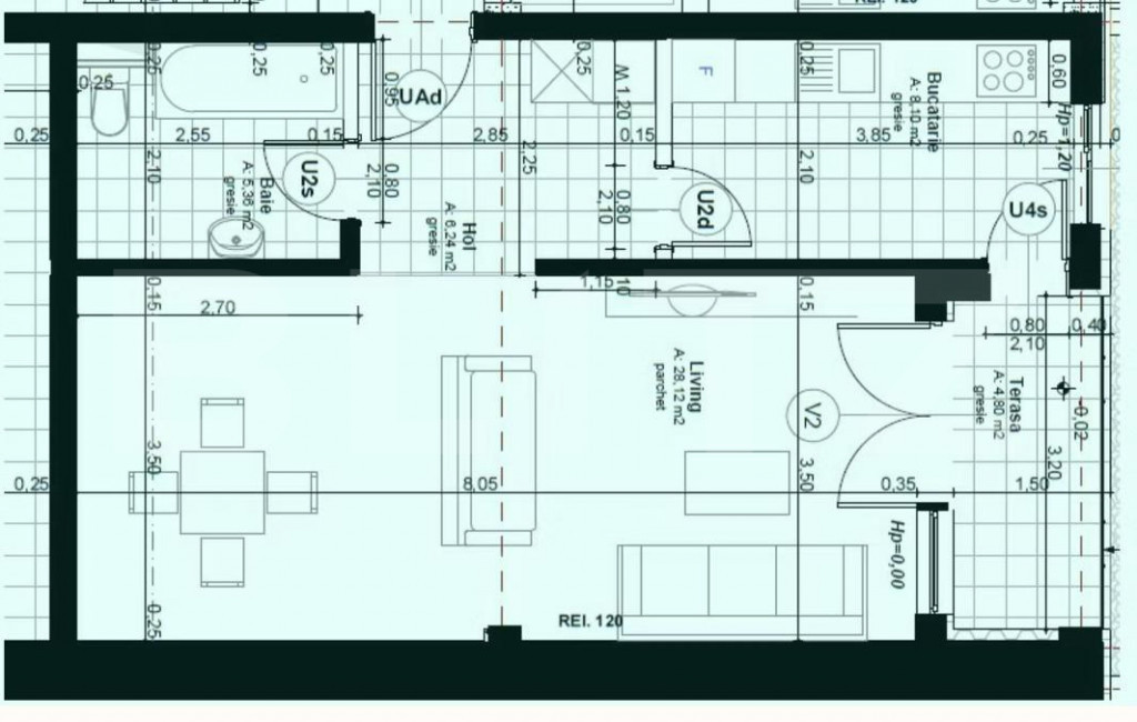 Apartament de vanzare, cu 1 cameră, 38 mp, zona Lipovei