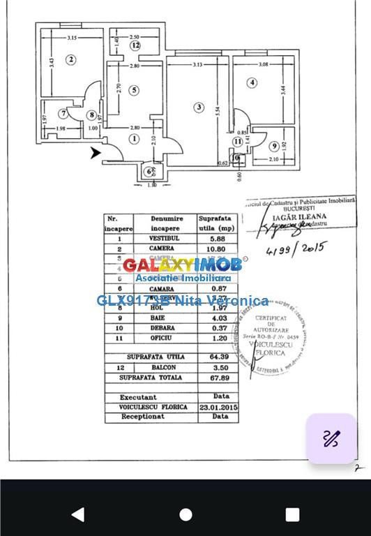 Apartament 3 camere, ideal compartimental - Apusului