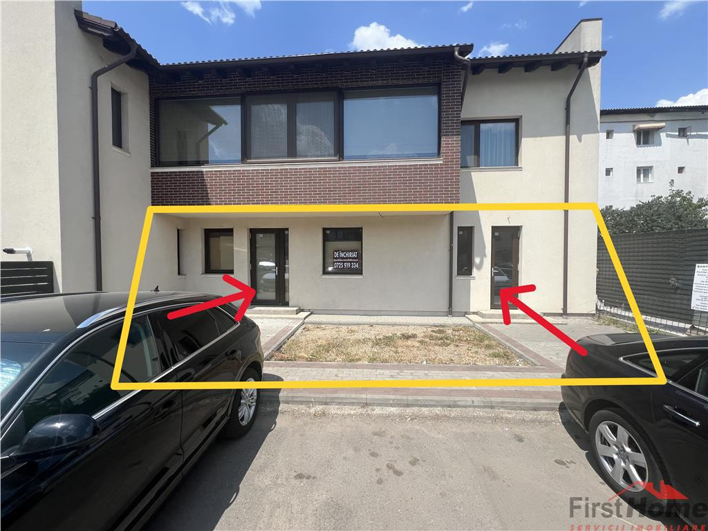 Spatiu comercial, curte, parcare, 2 intrari, zona Scoala 2