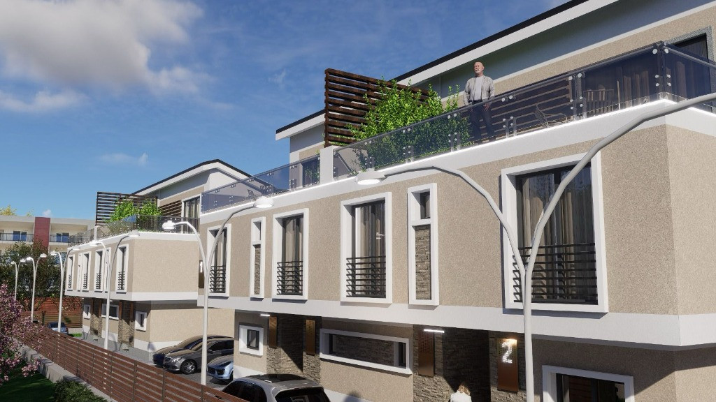 Popesti Leordeni-Duplex 5 camere - 4 bai-Terasa + Curte-250 MP