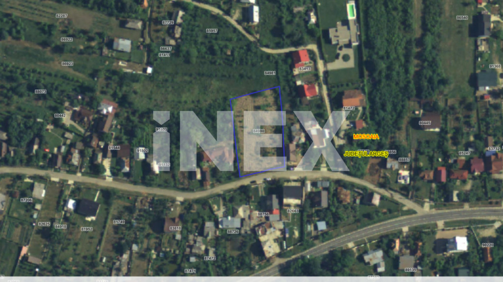Teren de vânzare – comuna Mosoaia, zona Școală