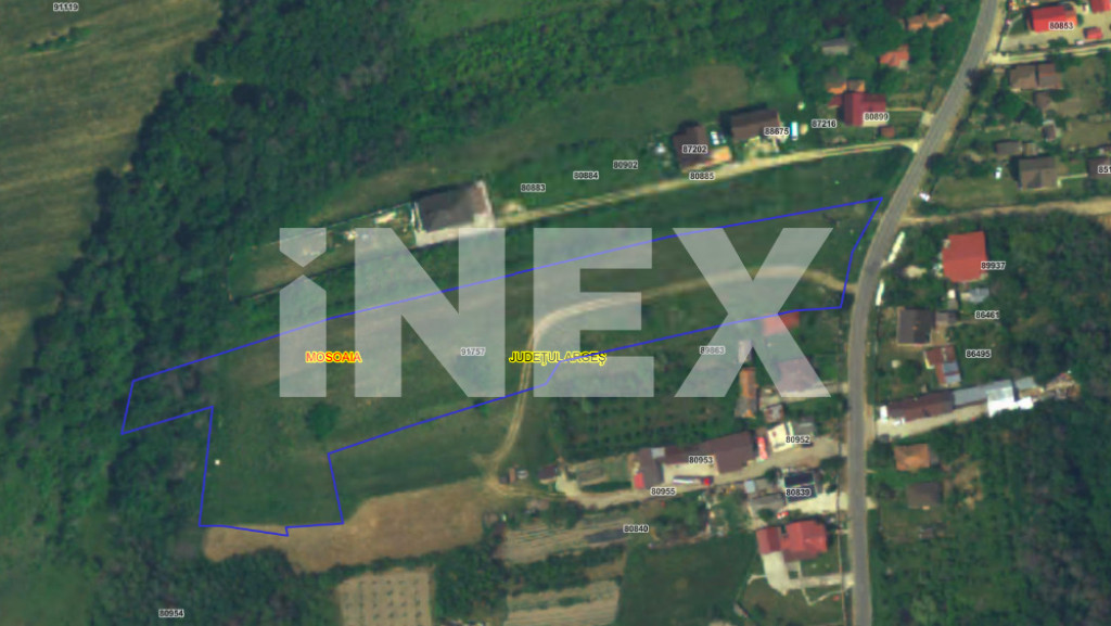 Teren de vânzare – comuna Mosoaia, zona Hintesti