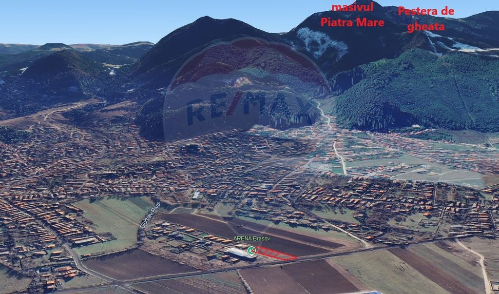 REZERVAT! Loturi de casa intrare Sacele 440 mp, un lot cu AC