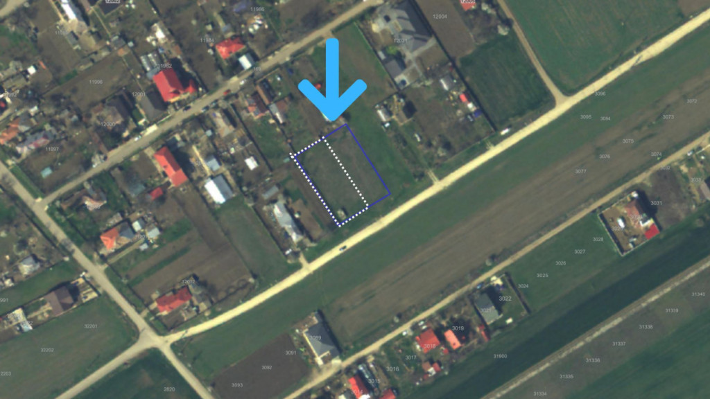 Teren intravilan Frumusani. Locatie excelenta.