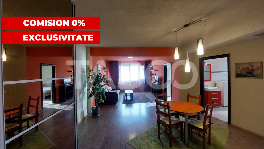 Apartament 2 camere cu suprafata de 3 camere 72 mp zona Turn