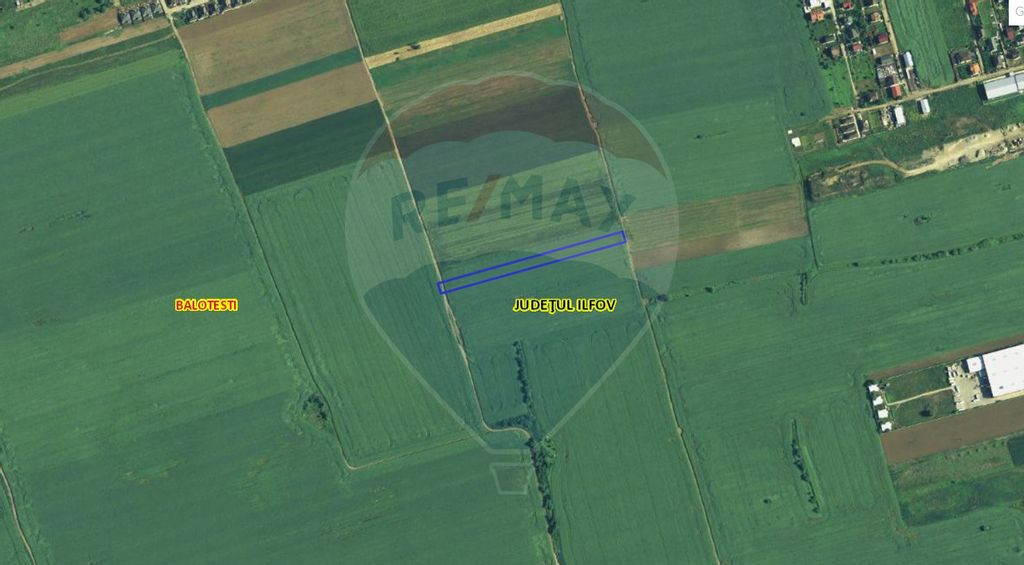 Teren Balotesti - Stradal - Sos. Unirii